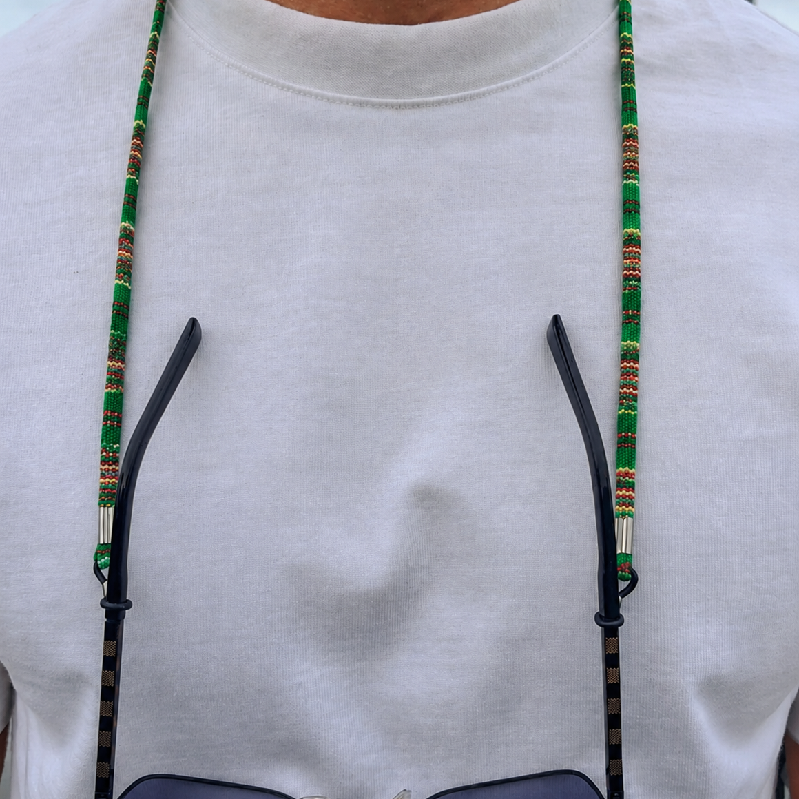 Multi Coloured Rope - Green