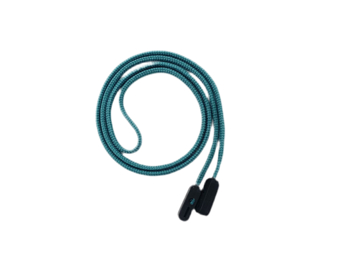 Rubber Grip Chain Teal