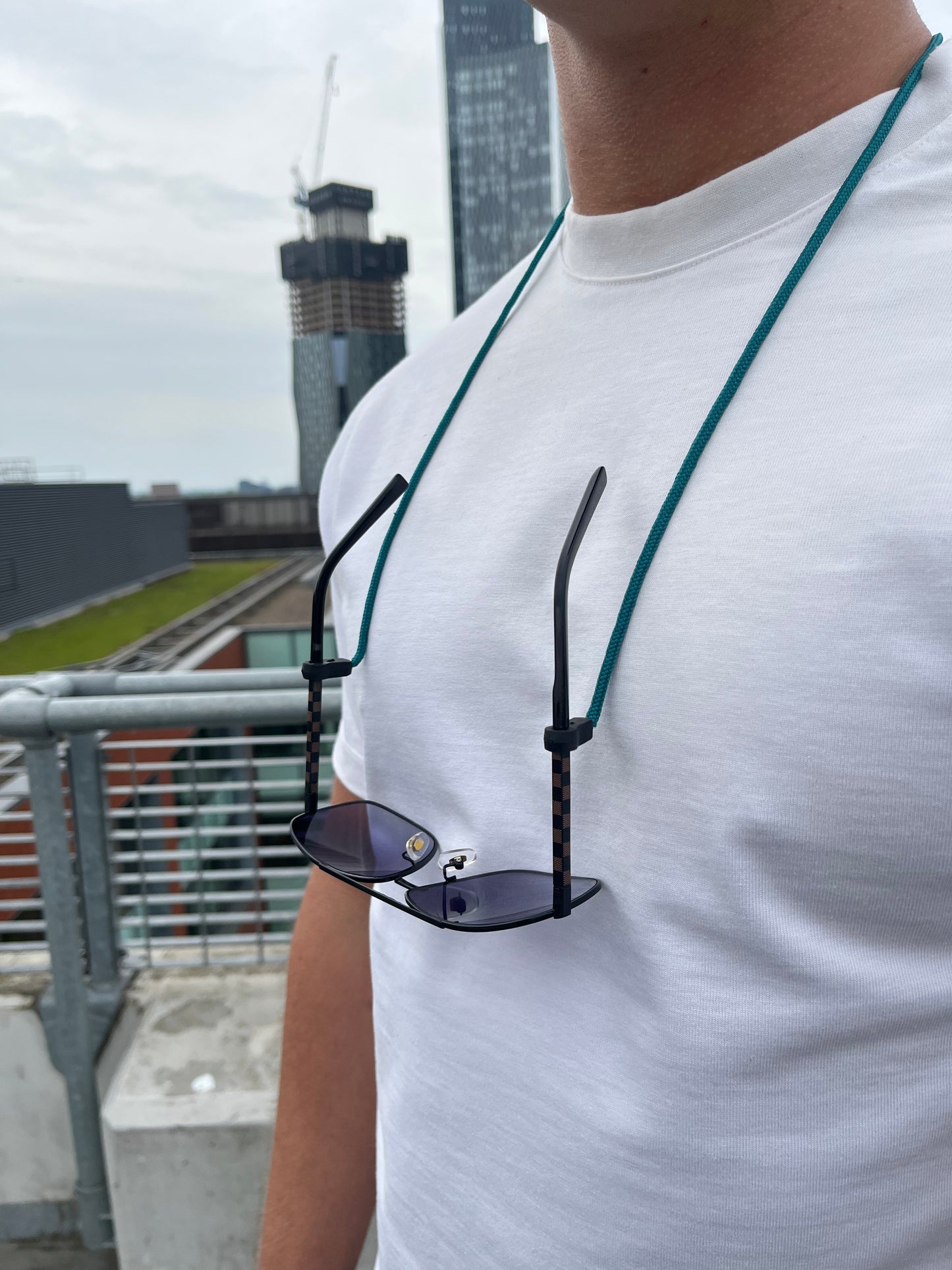 Rubber Grip Rope Teal