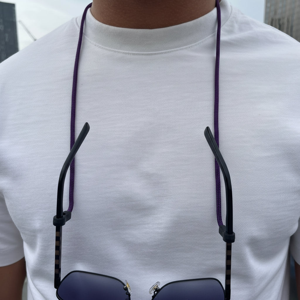 Rubber Grip Rope Purple