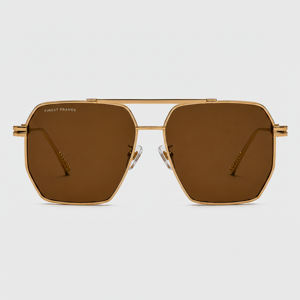 Flow V2 Brown Gold – Finest Frames